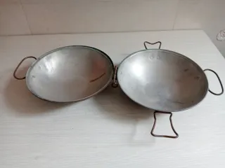 Cataplana de cobre antigua portuguesa