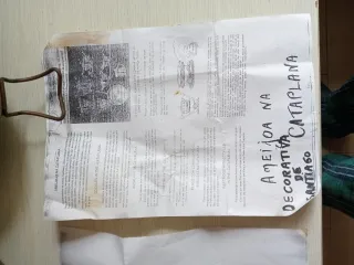 Cataplana de cobre antigua portuguesa