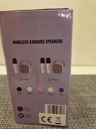 Set Karaoke Inalámbrico Compacto