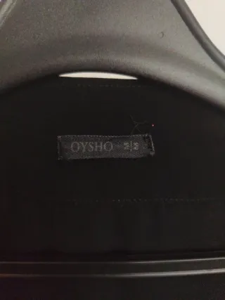 Kimono bata negra talla M.