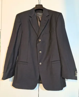 Giacca Uomo Versace Grigio + Gilet Omaggio