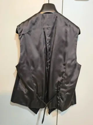 Giacca Uomo Versace Grigio + Gilet Omaggio