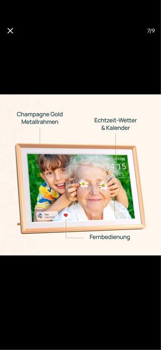 Marco Digital de fotos ARZOPA 14 WiFi 32GB tactil