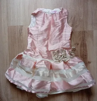 Vestido rosa ceremonia niña