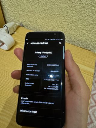 Samsung Galaxy S7 Edge Negro 32GB