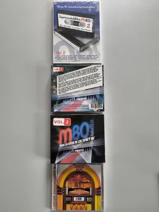 CDs Recopilatorios 80s-90s M80 Cadena 40
