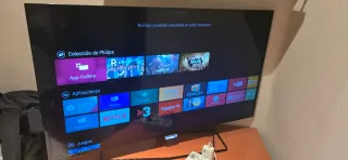 Televisión Philips Negra