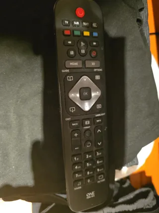 Televisión Philips Negra