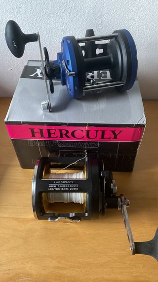 2 Mulinelli da pesca HERCULY e SAMOLLA