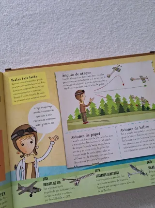 Libro "Máquinas Voladoras" para niños