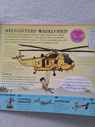 Libro "Máquinas Voladoras" para niños