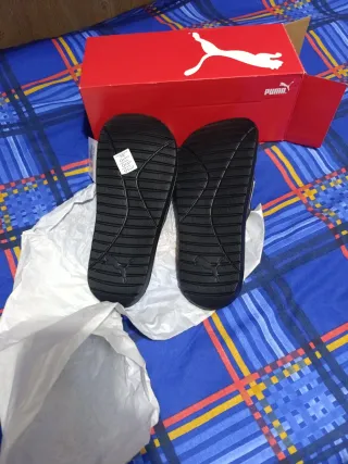 Ciabatte Puma nere