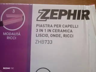 Piastra per capelli Zephir 3 in 1