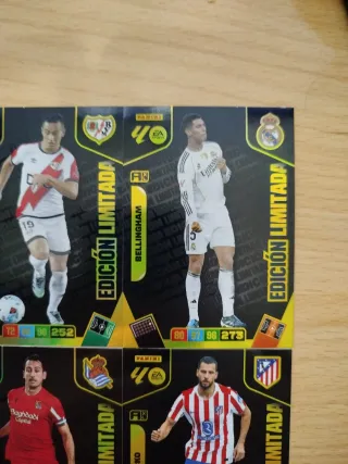 Lote 4 cromos Adrenalyn Edición Limitada