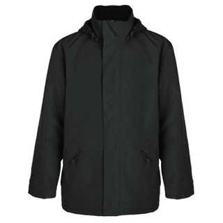 Parka acolchada impermeable talla XXL hombre negro