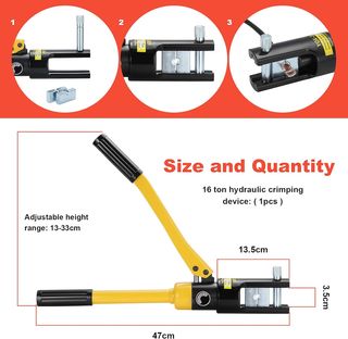 Gueenky 16T Crimpadora Hidráulica Terminales