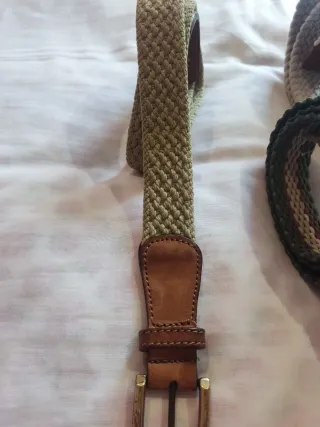 3 cinture uomo (3), vari colori. Corte Ingles