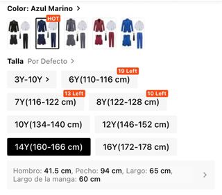 Traje comunión niño azul y blanco