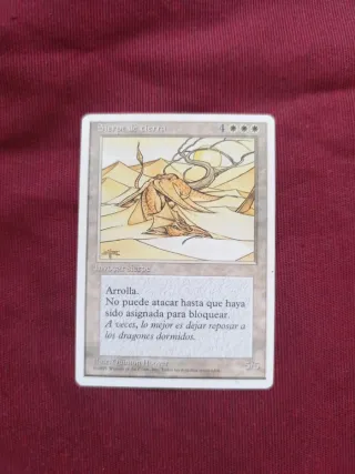 Carta Magic Sierpe de Tierra cuarta edición