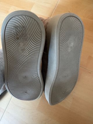 Stivali alti donna beige