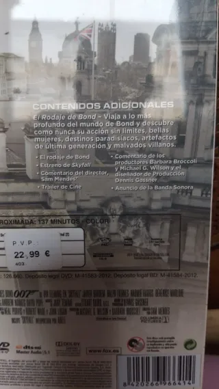 Skyfall 007 Blu-ray + DVD