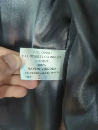 Chaqueta de piel de Ovino