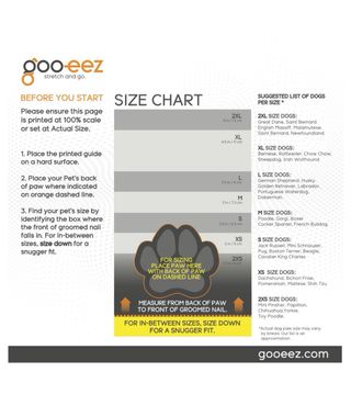 Botas Goo-eez para Perro Talla L (2 unidades)