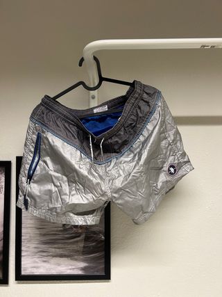 Bañador Ralph Lauren Azul y Plateado