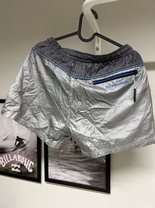 Bañador Ralph Lauren Azul y Plateado