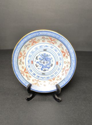 4 Pires Bago de Arroz Dragão Porcelana China Macau