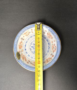 4 Pires Bago de Arroz Dragão Porcelana China Macau