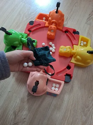 Tragabolas Juego de Mesa de Hipopótamos