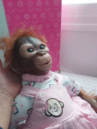 Muñeca Reborn Bebé Mono Niña