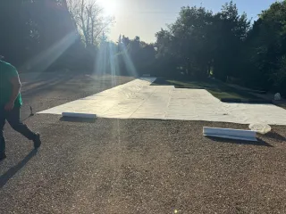 Césped artificial para exteriores