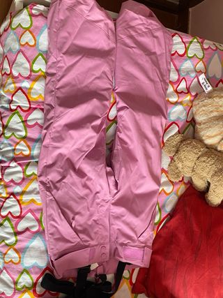 Giacchetta, pantaloni e scarponi da sci per bambina