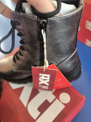 Stivali Xti argento 37