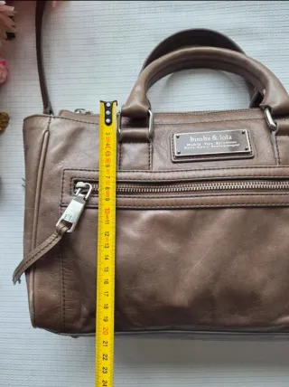 Bolso Bimba y Lola Original gris beige plateado