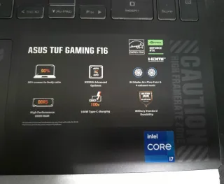 Portátil Gaming ASUS F16