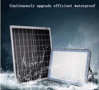 Faro LED Solare 2000W con Pannello + TELECOMANDO