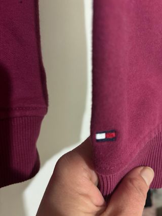 Sudadera Tommy Hilfiger Granate Logo