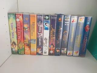 Lote VHS Disney Clásicos Español