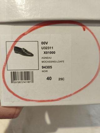 Mocasines Chanel Piel Negro Talla 40