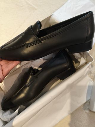 Mocasines Chanel Piel Negro Talla 40