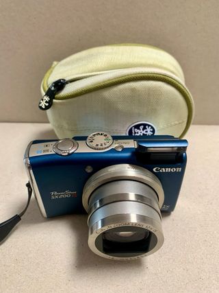 Canon PowerShot SX200 IS Cámara Digital Azul