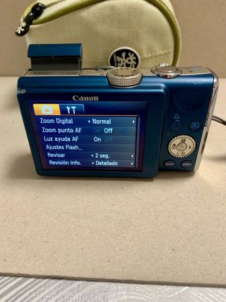 Canon PowerShot SX200 IS Cámara Digital Azul