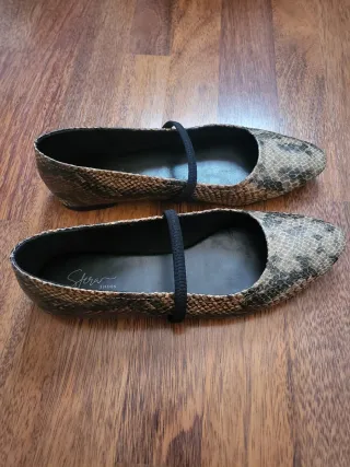 Bailarinas estampado animal print