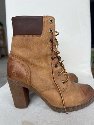 Botas Timberland Tacón Marrón Talla 37