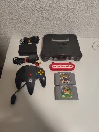 Consola Nintendo 64 Completa + Juegos