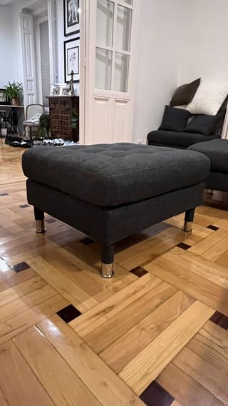 Reposapiés Landskrona Ikea Gris