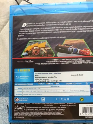 Cars 3 Blu-ray Español